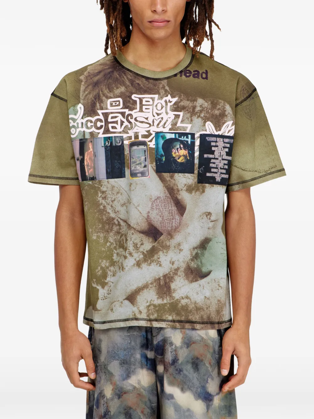  Diesel T-boxt-v5 T-shirt - Green 