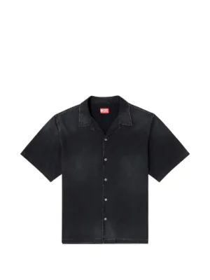 Diesel D-Paroshort デニムシャツ | ブラック | FARFETCH JP