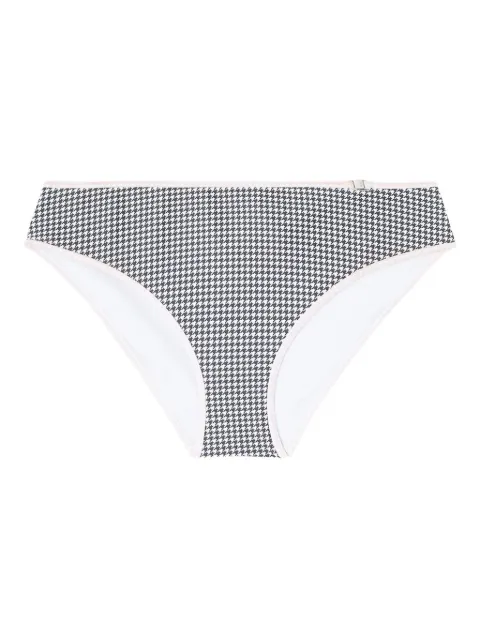Diesel bikini bottom con estampado pied de poule
