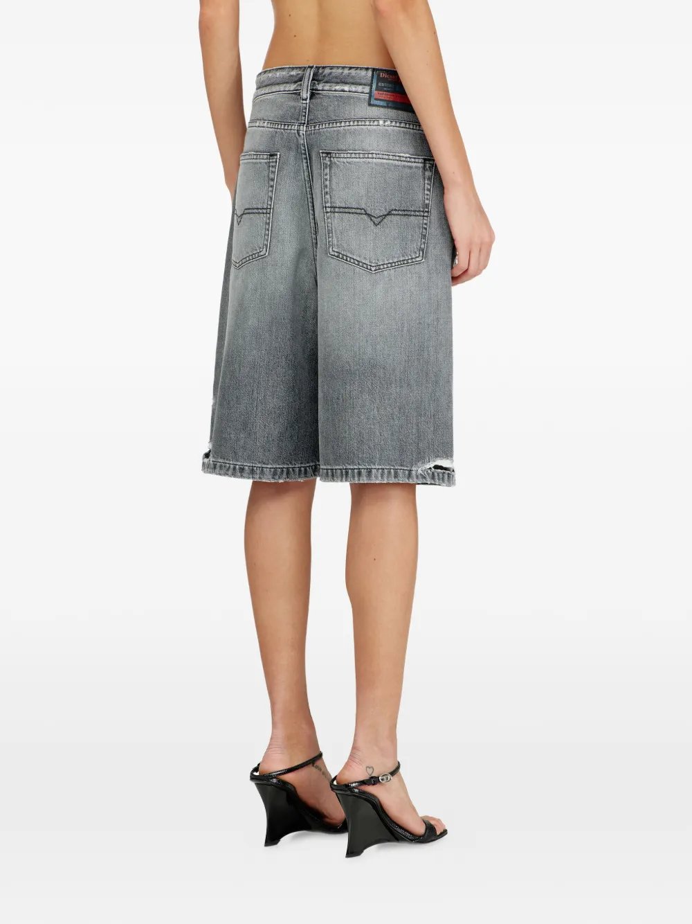Diesel De-Sire-Short denim shorts Grijs
