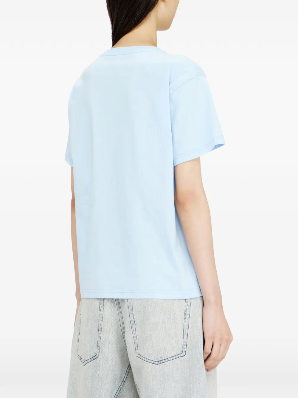 Diesel T-NORMY-S6 T-shirt met logoprint Blauw
