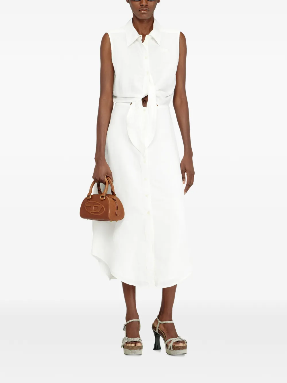 Diesel D-Elta-SI blousejurk Wit