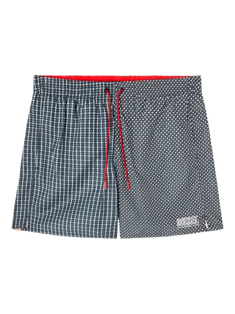 Diesel Sport-41-D-Core patterned swim shorts