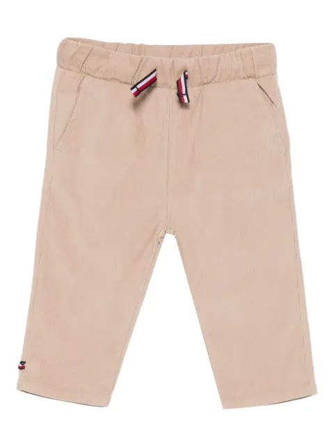 Tommy Hilfiger Junior pantalones con cordones en la pretina