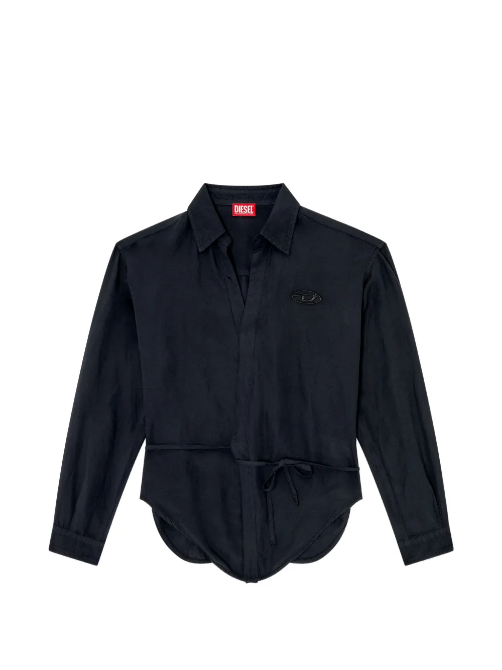 Diesel C-Delphos-S3 wrap-around shirt - Blu