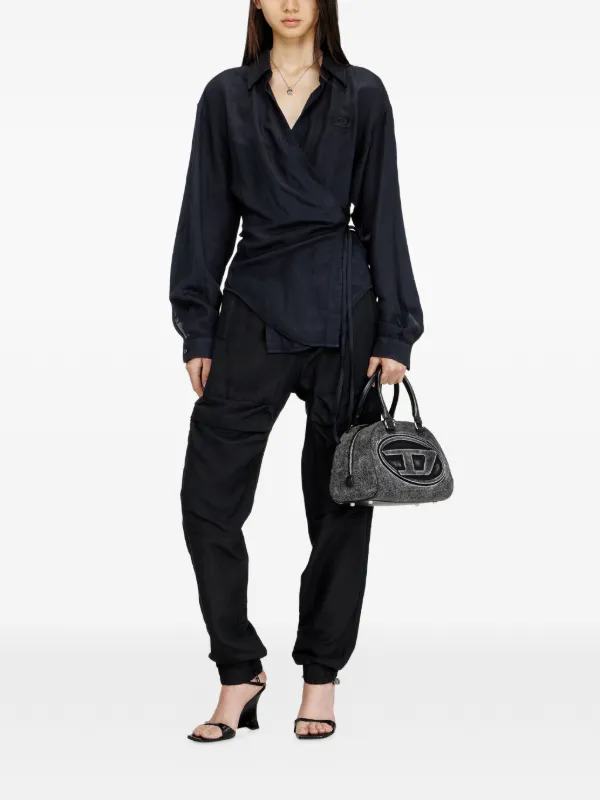 Diesel C-Delphos-S3 wrap-around Shirt | Blue | FARFETCH
