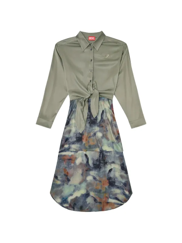 diesel green dress Diesel Green Tinest Minidress Diesel