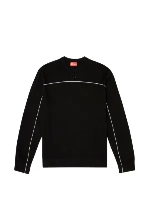 Diesel K-Maxense ダメージ セーター | ブラック | FARFETCH JP
