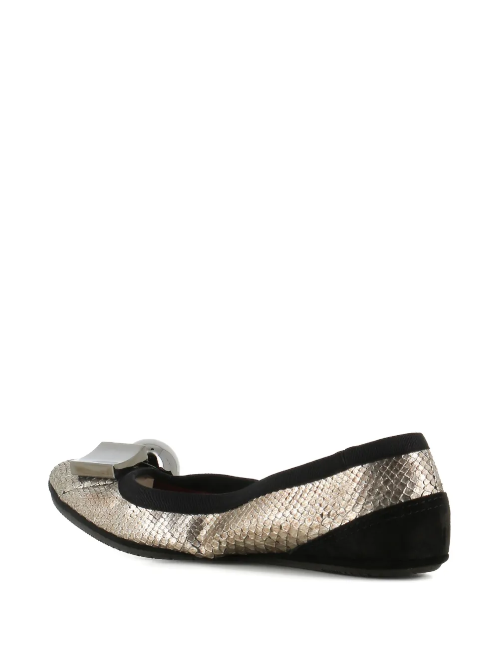 Dove Nuotano Gli Squali Embellished Ballet Flats In Multi