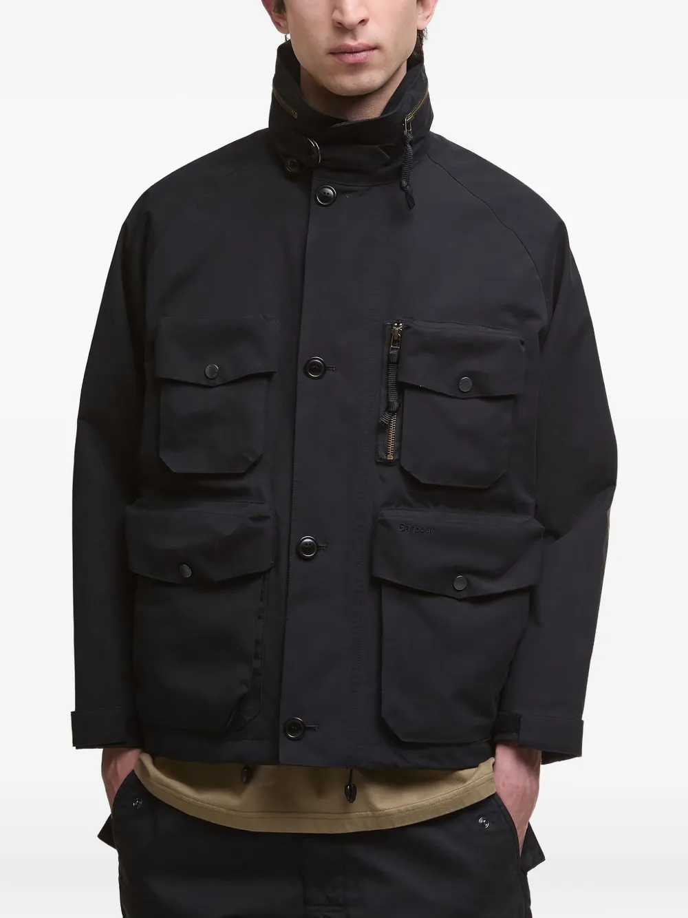 Barbour Westdale multi-pocket Zip Jacket | Black | FARFETCH