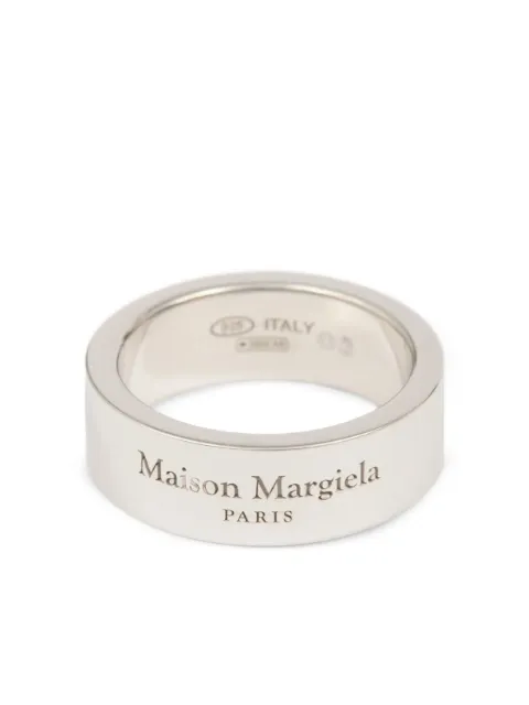 Maison Margiela logo-engraved ring