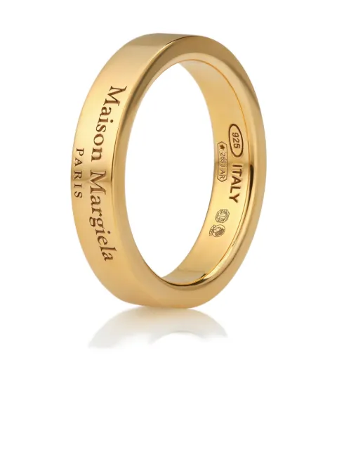 Maison Margiela bague en argent à logo