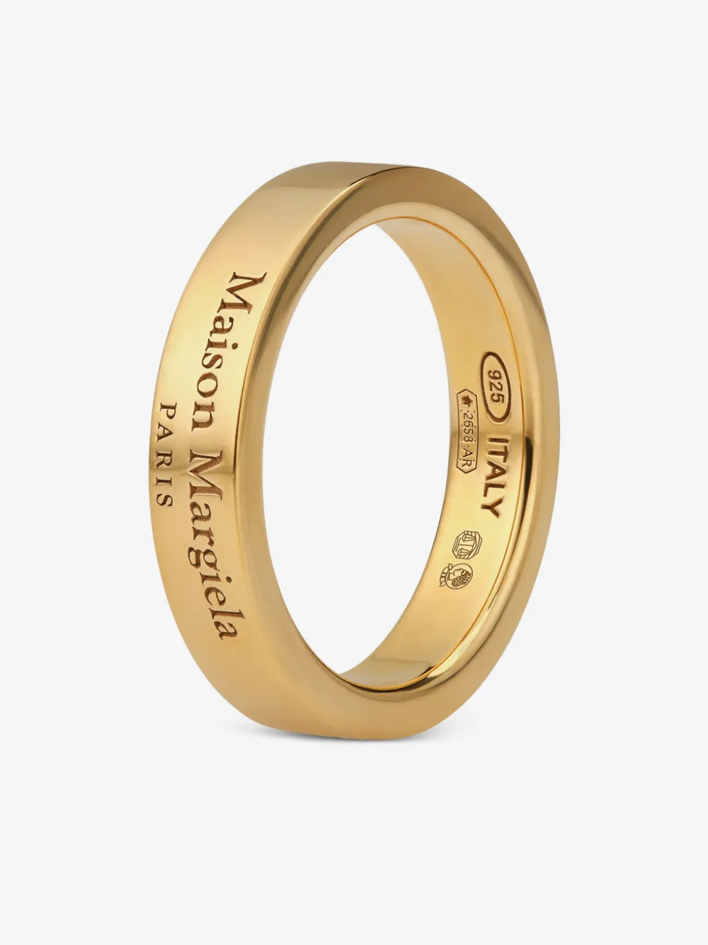 Maison Margiela logo reference silver ring | Gold | Image 1