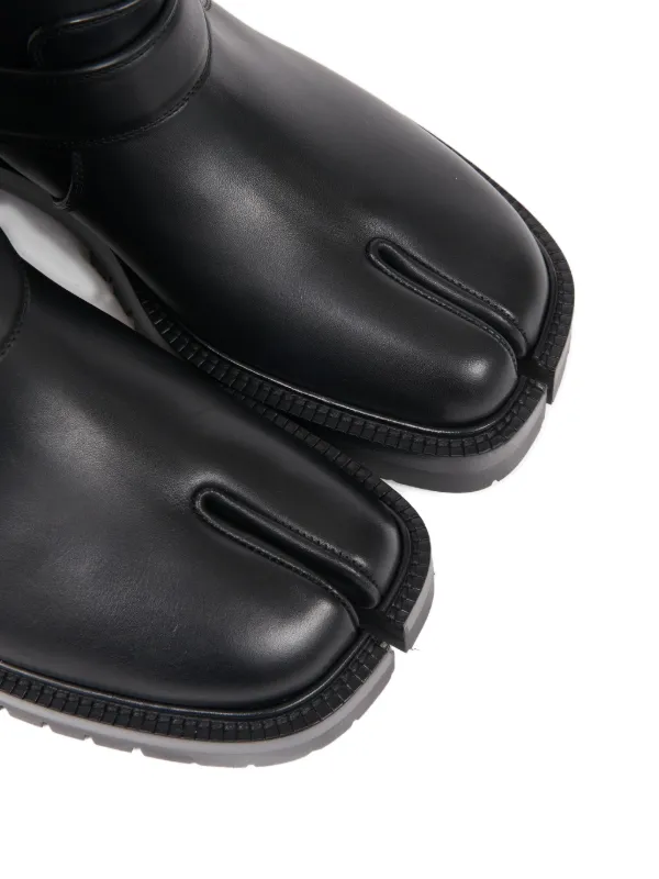 Maison Margiela Tabi County レザーアンクルブーツ | ブラック
