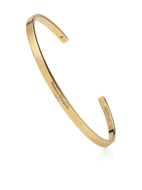 Maison Margiela logo cuff bracelet