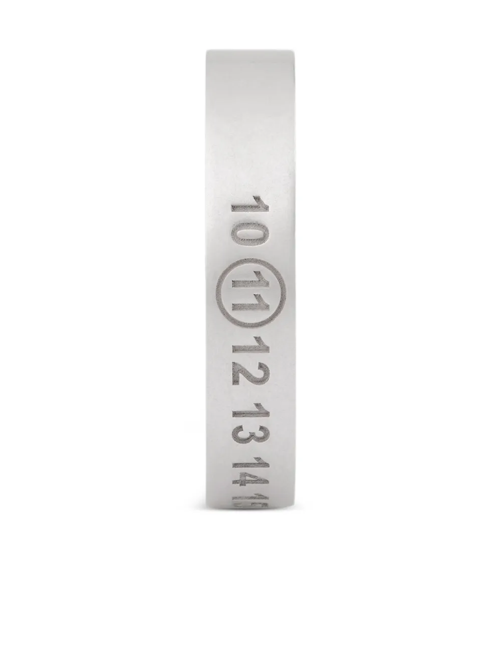  Maison Margiela Number Reference Ring - Silver 