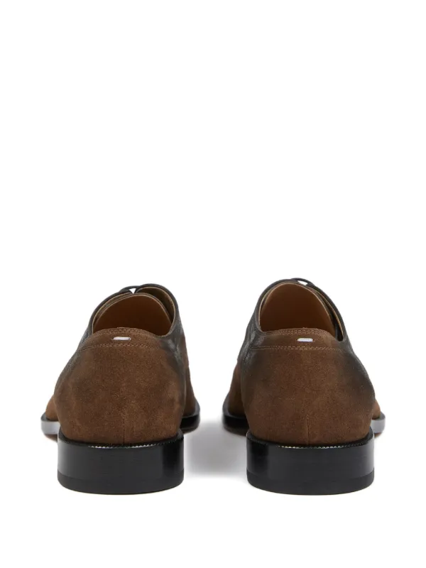 Maison Margiela レザー ダービーシューズ | ブラウン | FARFETCH JP
