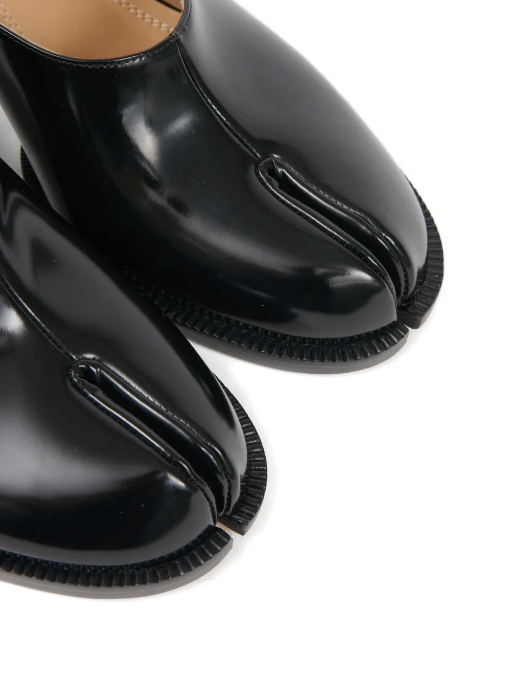 Maison Margiela Leren muiltjes Zwart