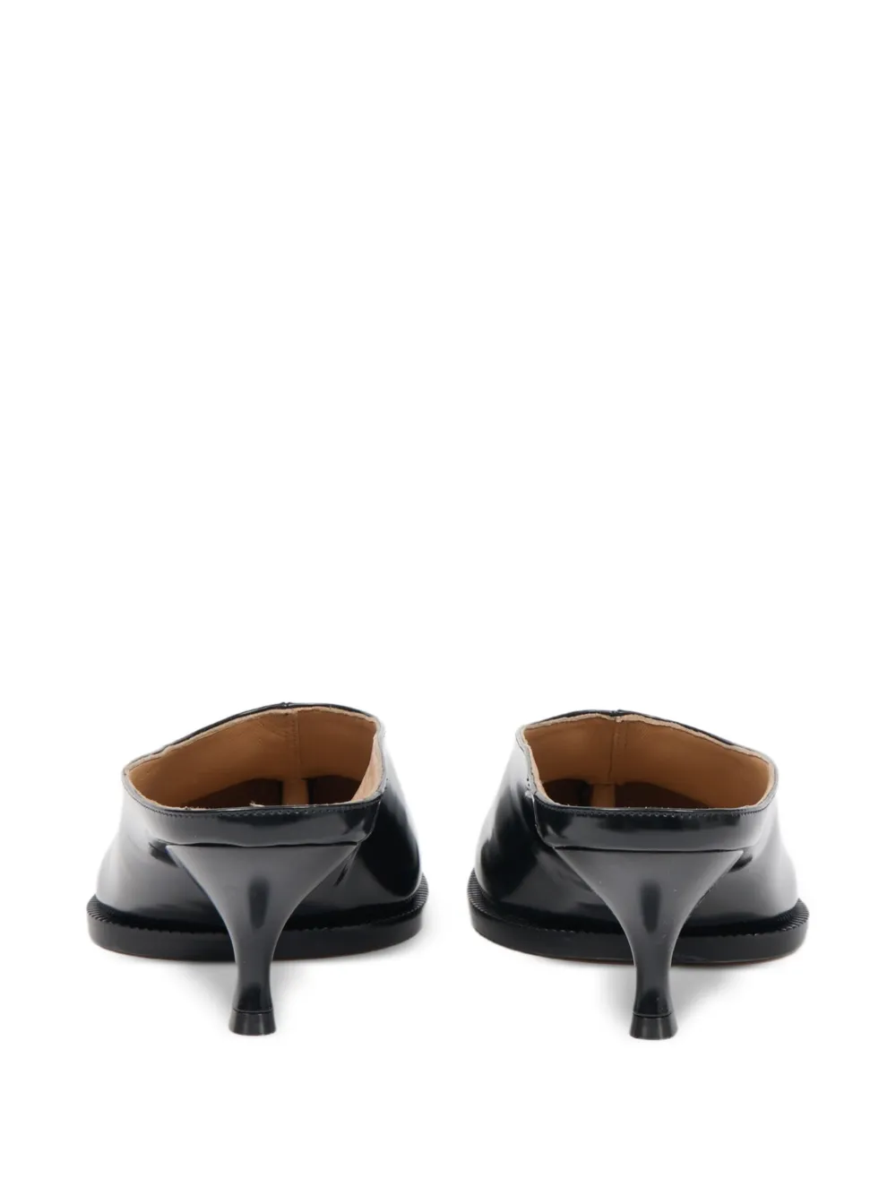 Maison Margiela Leren muiltjes Zwart