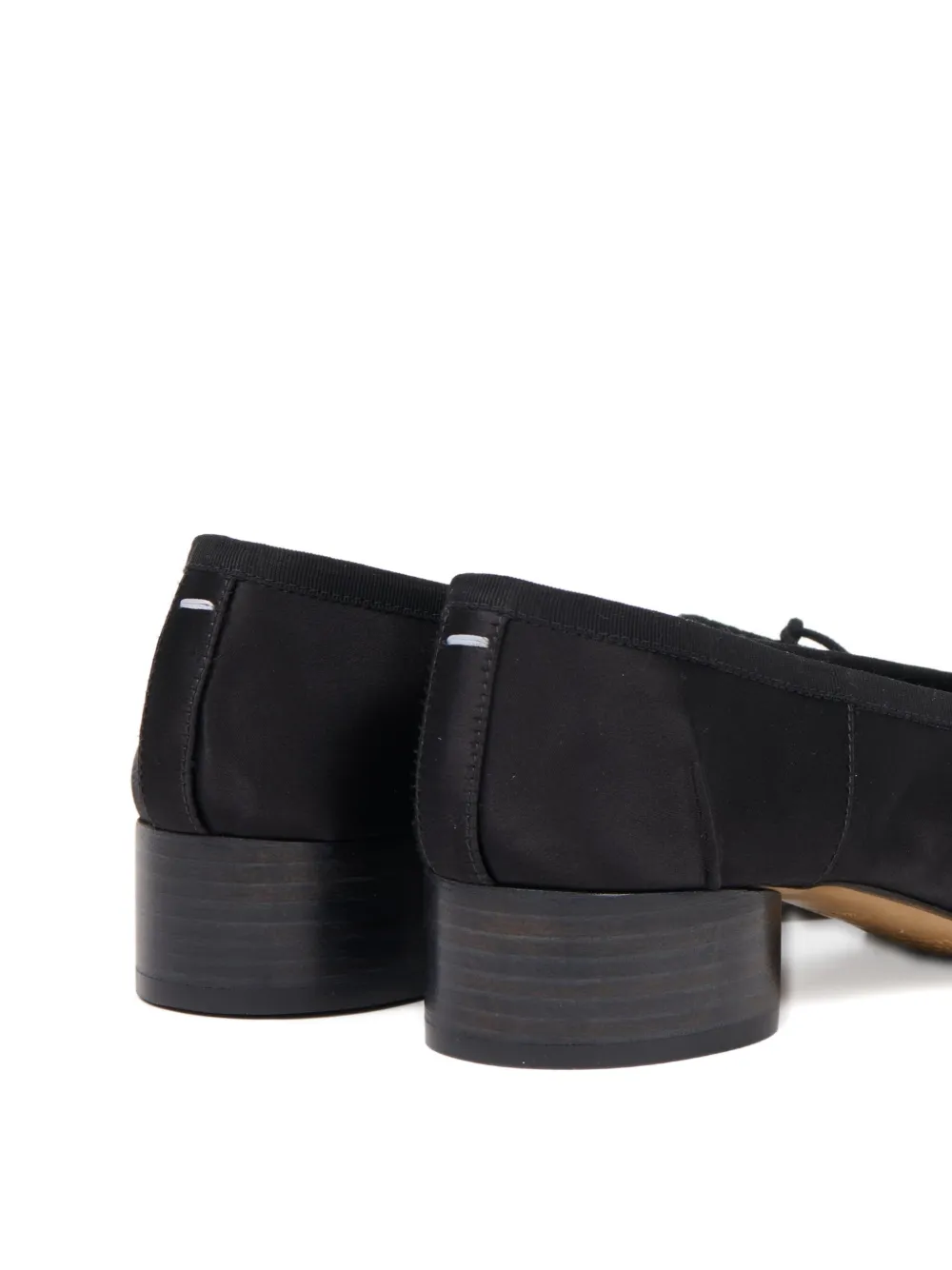Maison Margiela 30mm Ballerina Pumps In Black