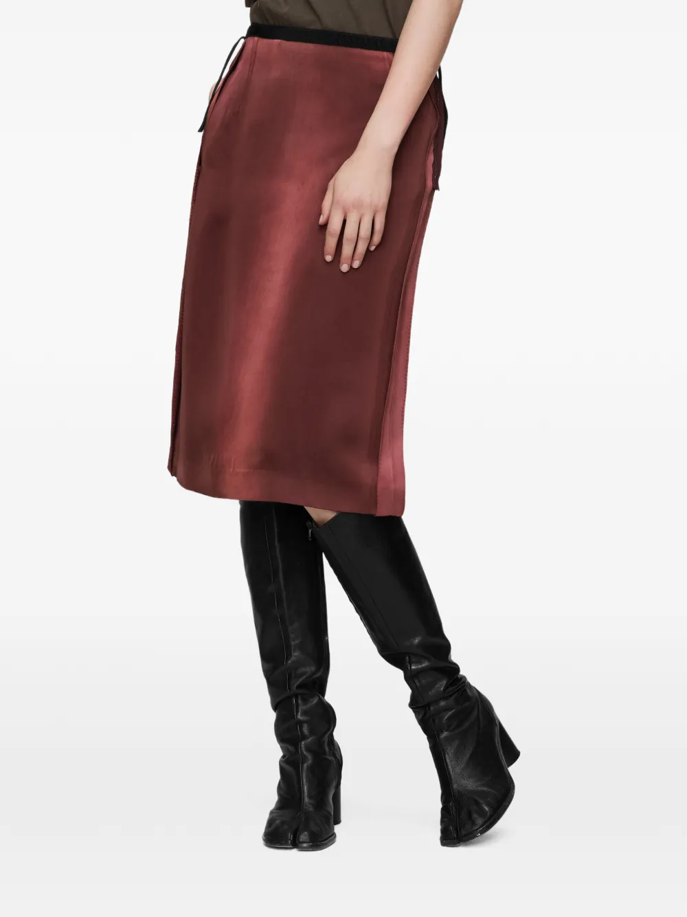 Maison Margiela Midi-rok Rood