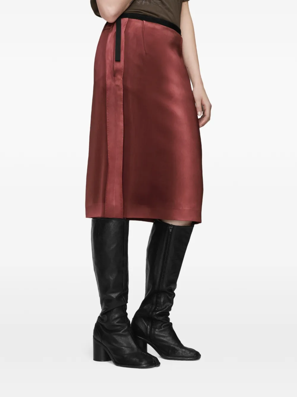 Maison Margiela Midi-rok Rood