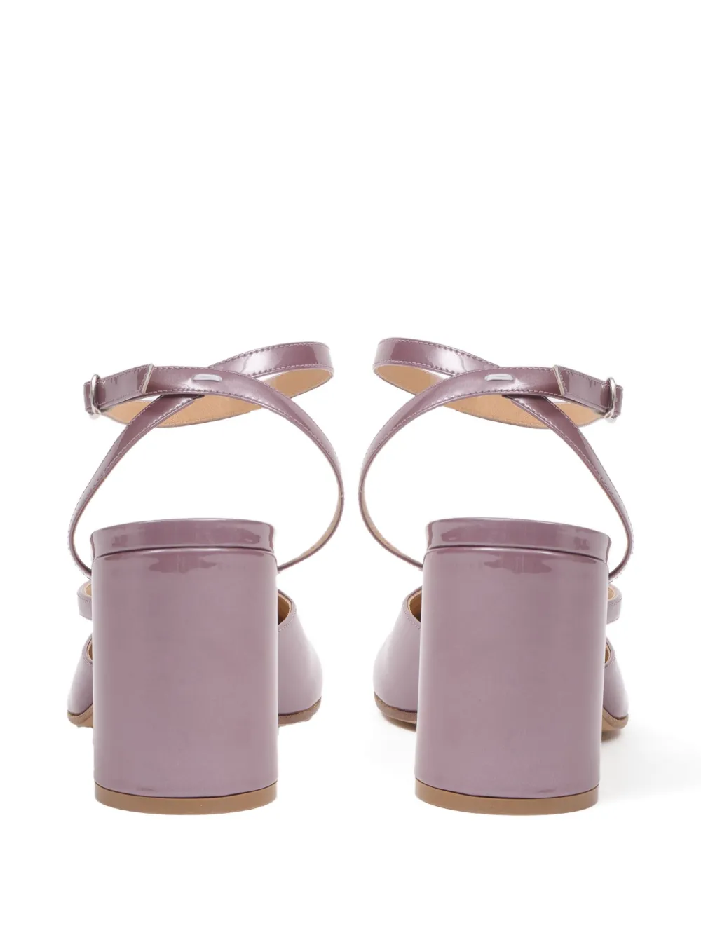 Maison Margiela 80mm Ankle-strap Pumps In Purple