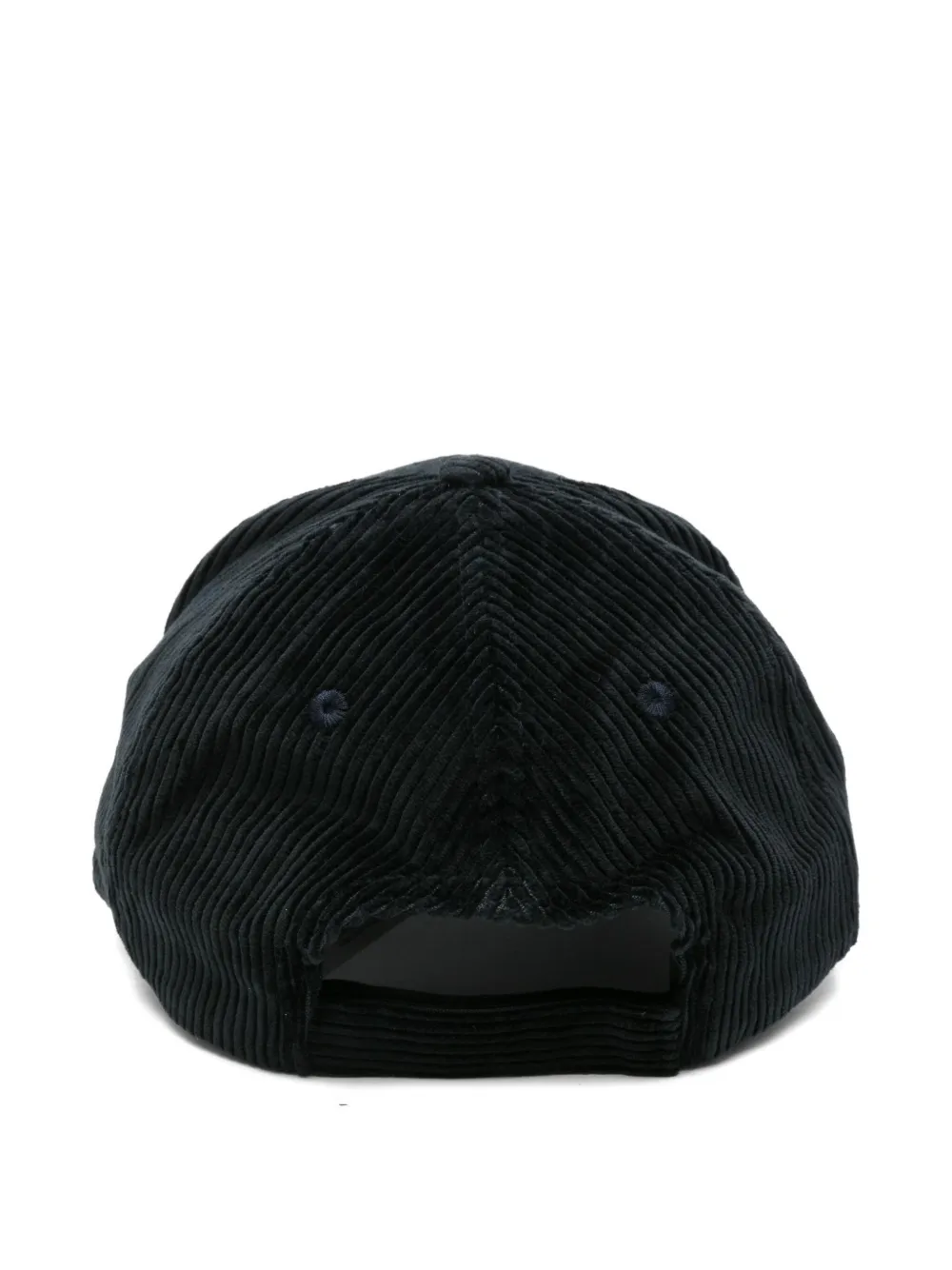 Stone Island Junior corduroy logo-patch cap - Blauw