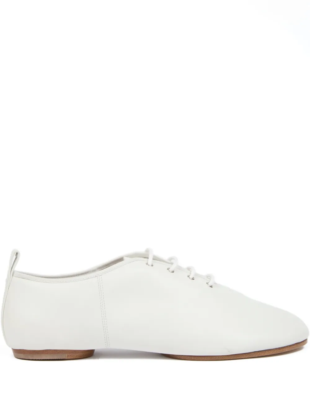 Maison Margiela Derby in pelle con punta Tabi - Bianco