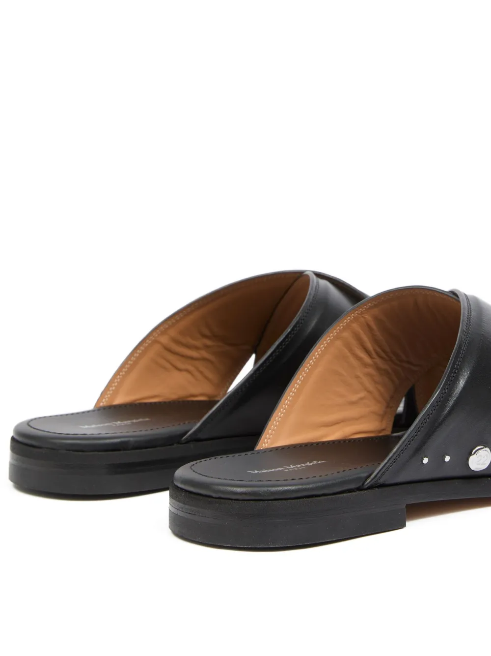 Maison Margiela Sandalen met gekruiste bandjes Zwart