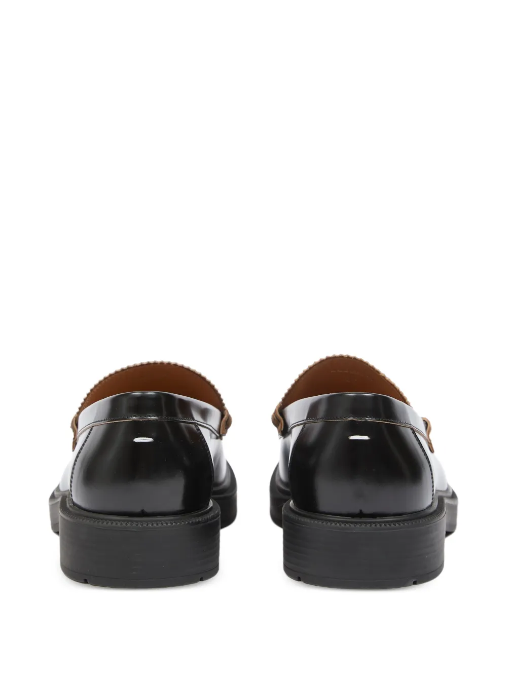 Maison Margiela Decortique loafers met bandje Zwart