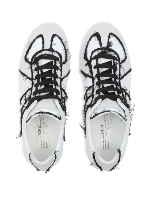 Maison Margiela Replica Sneakers Embroidery | White | FARFETCH CA