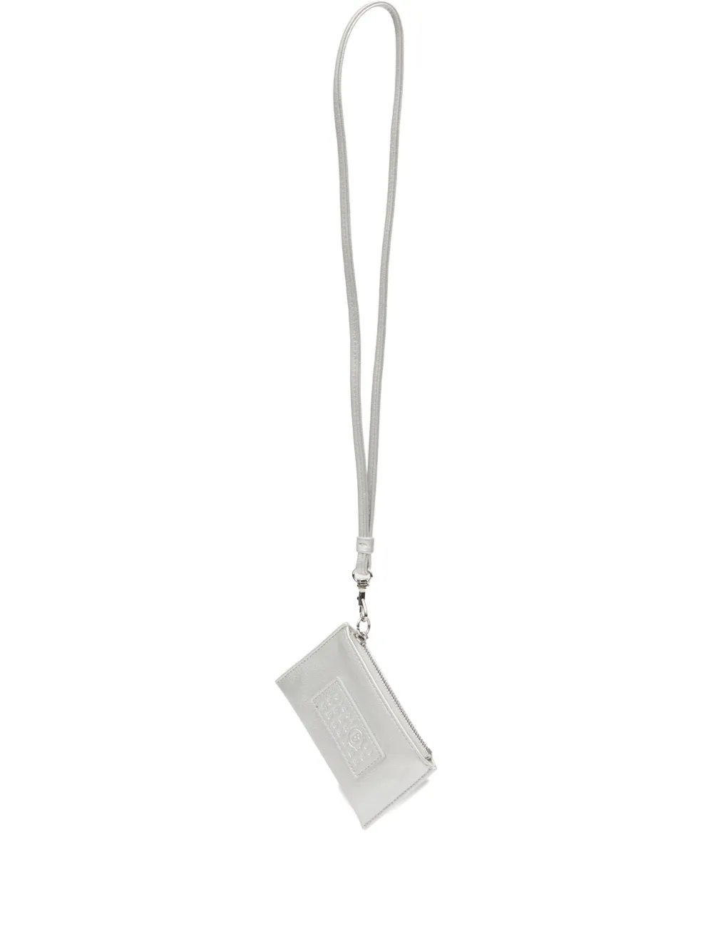 MM6 Maison Margiela Numeric pasjeshouder met koord Zilver