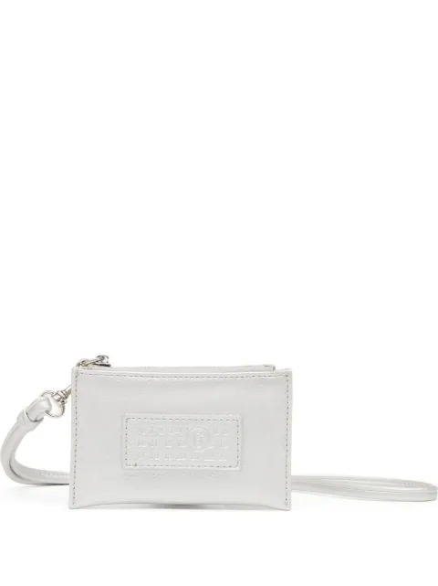 MM6 Maison Margiela numeric-logo zipped wallet