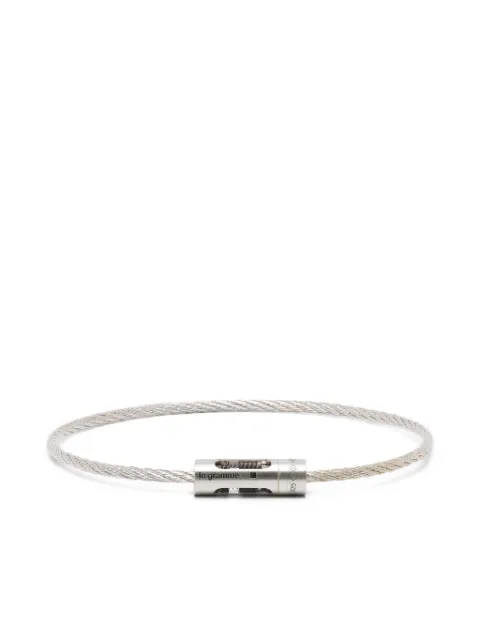 Le Gramme 8g punched cable bracelet