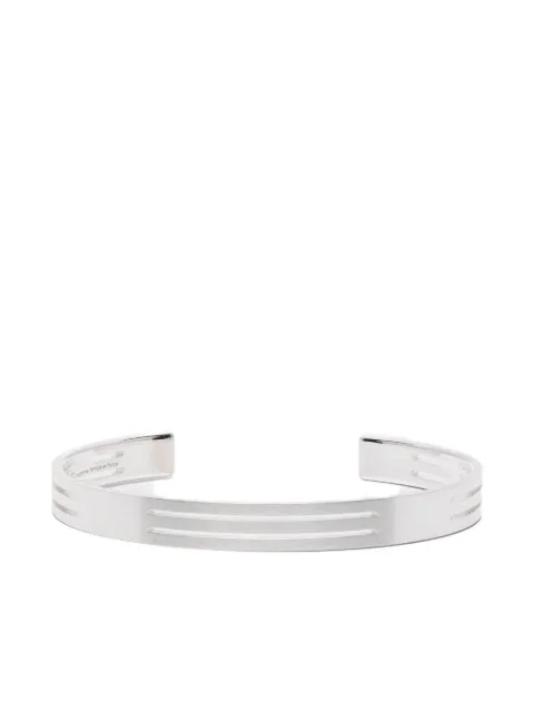 Le Gramme Punched brushed bracelet