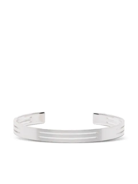 Le Gramme Punched brushed bracelet