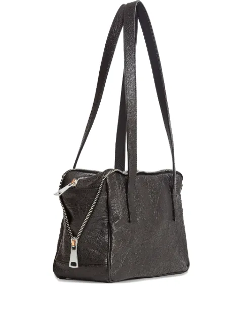 AMINE leather shoulder bag