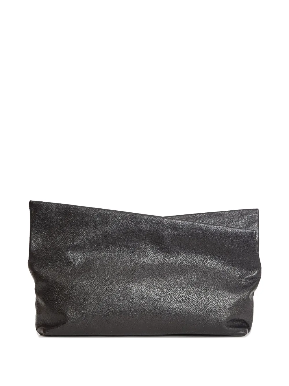 AMINE zip gazel clutch bag - Zwart
