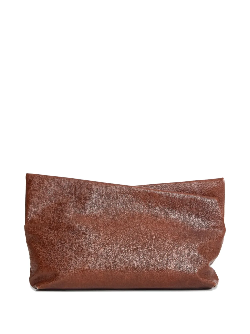 AMINE zip gazel clutch bag - Bruin