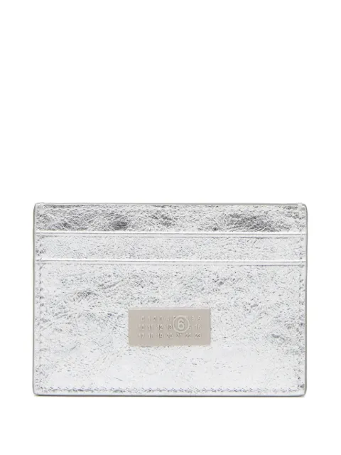 MM6 Maison Margiela logo-plaque cardholder