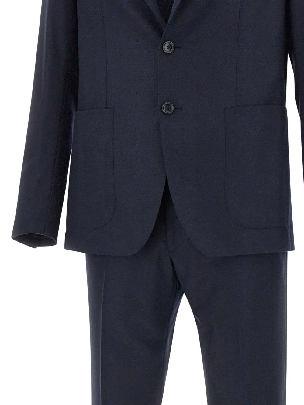 Tagliatore Pak met enkele rij knopen Blauw