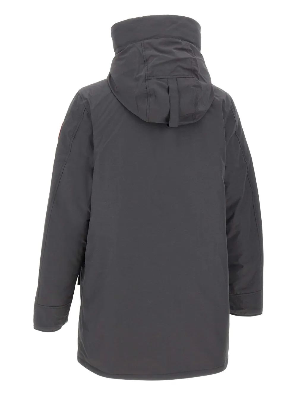 Canada Goose Logo-patch Coat In Gray