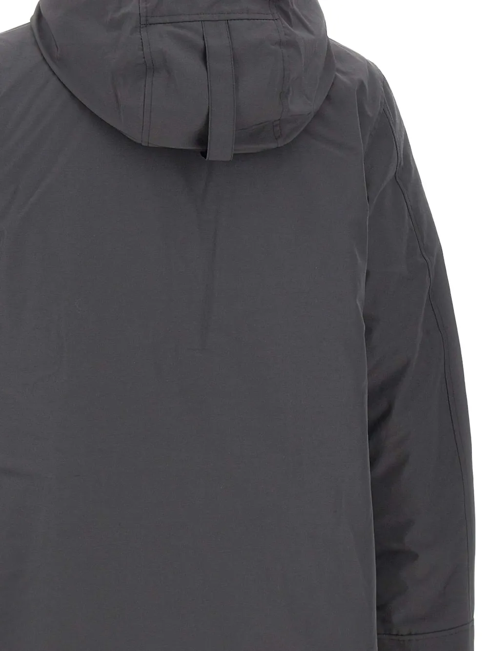 Canada Goose Logo-patch Coat In Gray