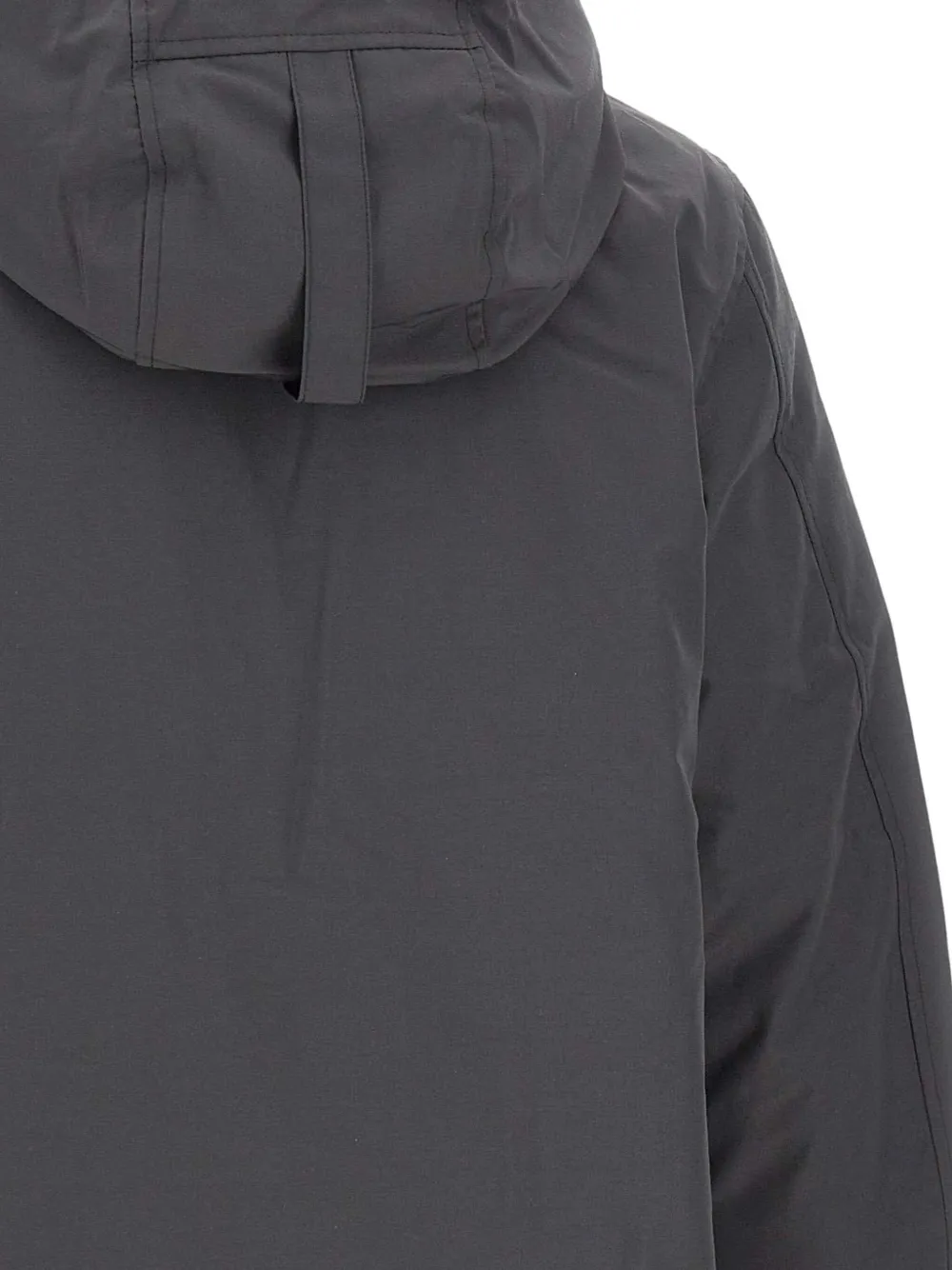 Canada Goose Logo-patch Coat In Gray