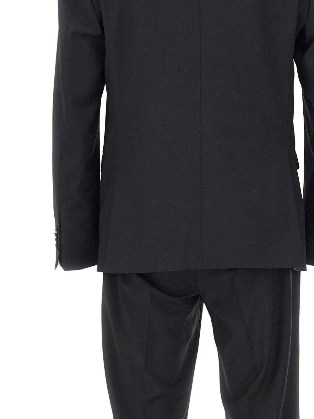 Manuel Ritz Double-breasted Two-piece Suit In Gray
