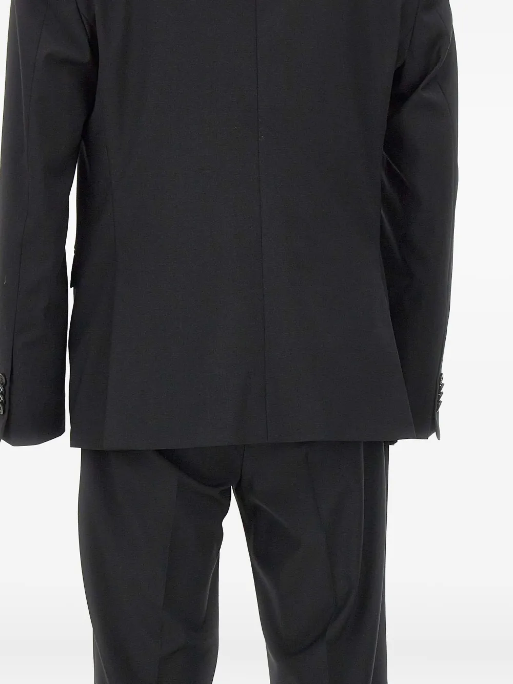 Manuel Ritz Double-breasted Two-piece Suit In Gray