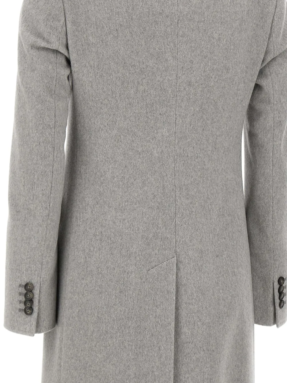 Tagliatore Peak-lapel Double-breasted Coat In Gray