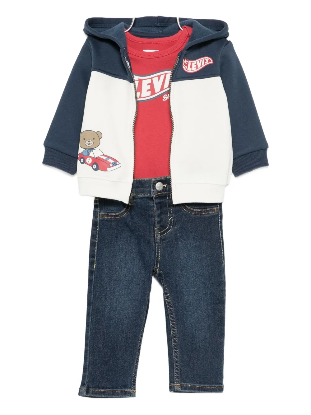 Levi's Colour-block Tracksuit In Red