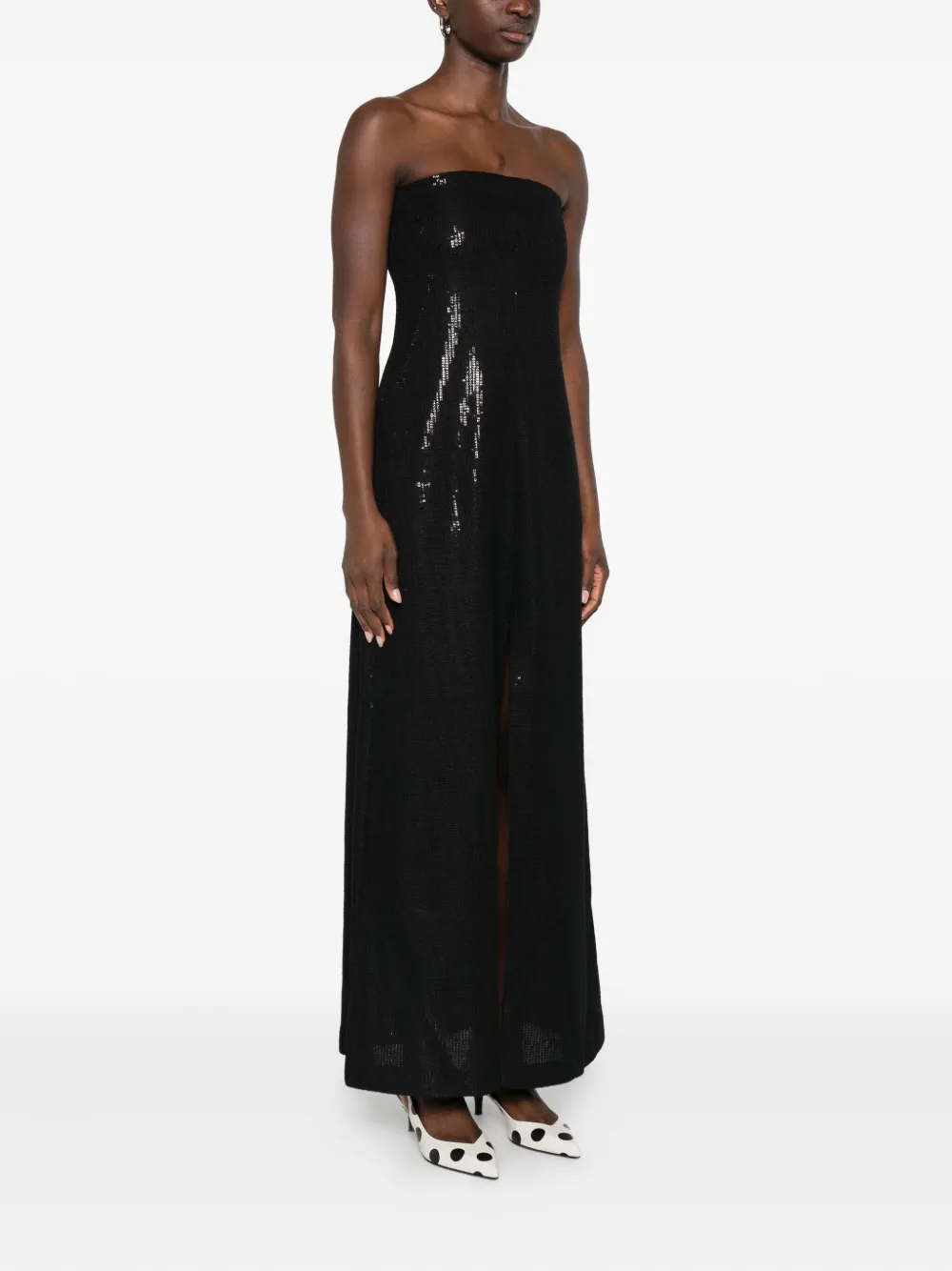 Eleh Sequinned Dress In Black